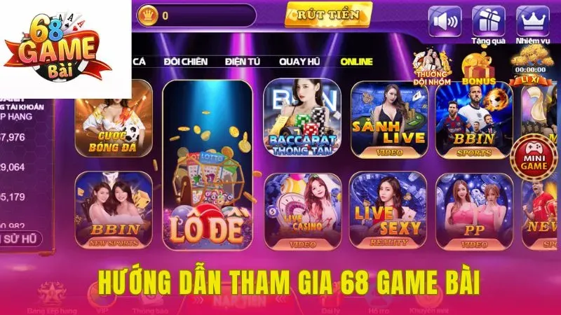 Hướng dẫn tân thủ những thao tác cần thực hiện để tham gia cổng game