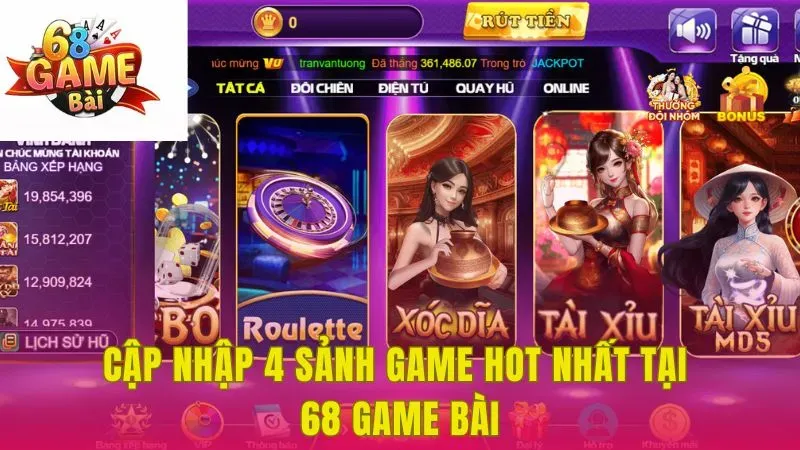 Top 4 sảnh game đình đám được nhiều hội viên săn đón nhất